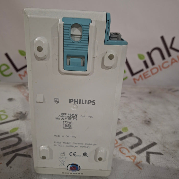 Philips M3001A-A02 OxiMax SpO2, NIBP, ECG MMS Module