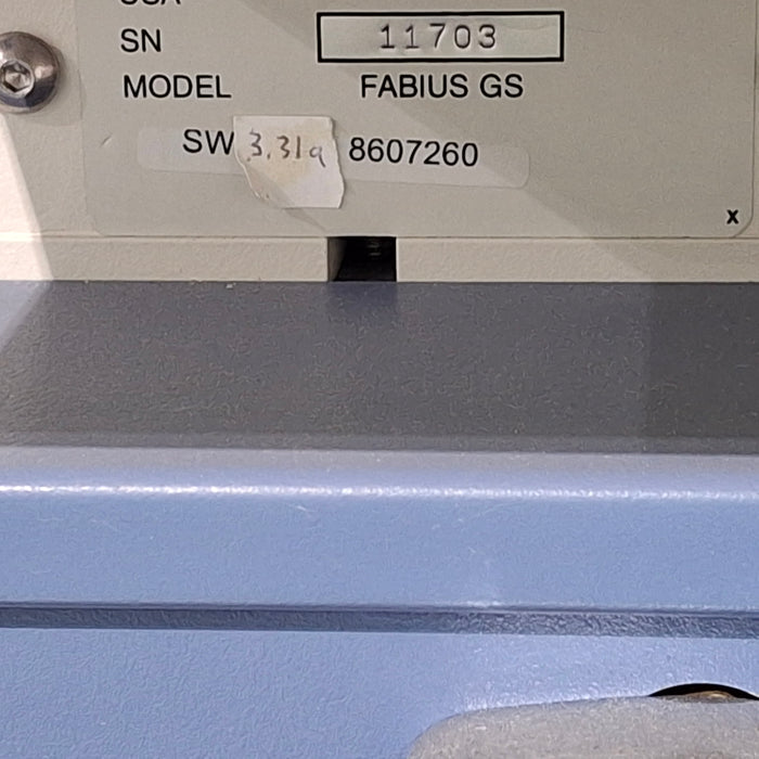 Draeger Medical Fabius GS Anesthesia Machine