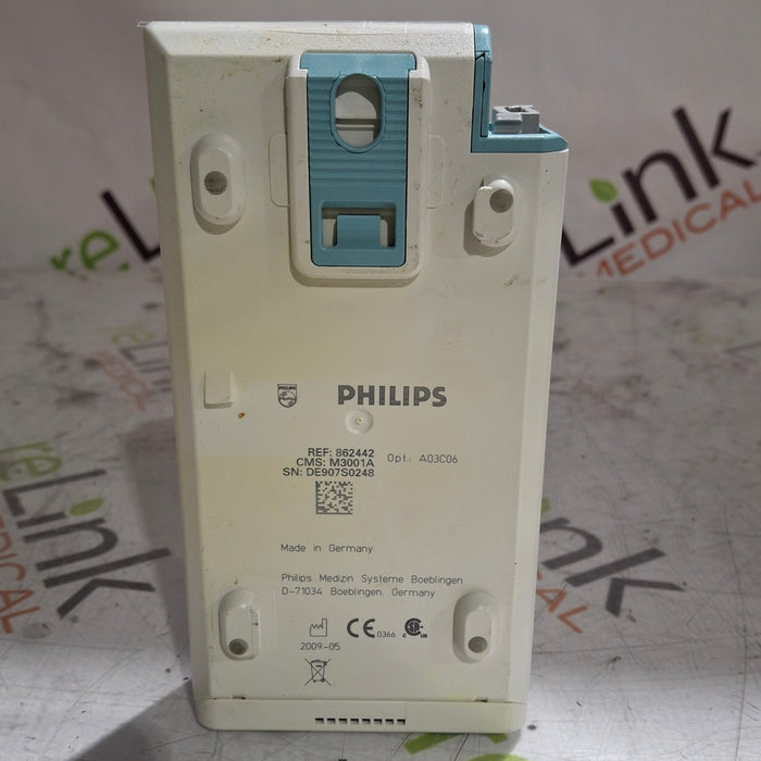 Philips M3001A-A03C06 Masimo SpO2, NIBP, ECG, Temp, IBP MMS Module