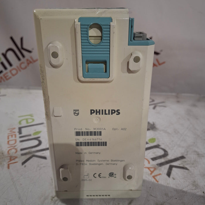Philips M3001A-A01C06 Fast SpO2, NIBP, ECG, Temp, IBP MMS Module