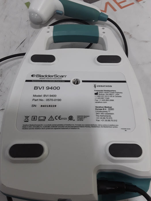 Verathon Medical, Inc BVI 9400 Bladderscan