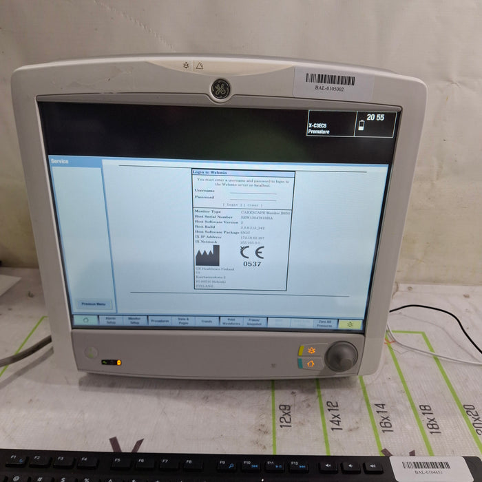 GE Healthcare Carescape B650 Patient Monitor