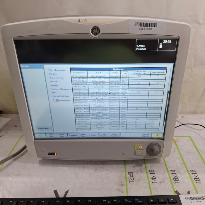 GE Healthcare Carescape B650 Patient Monitor