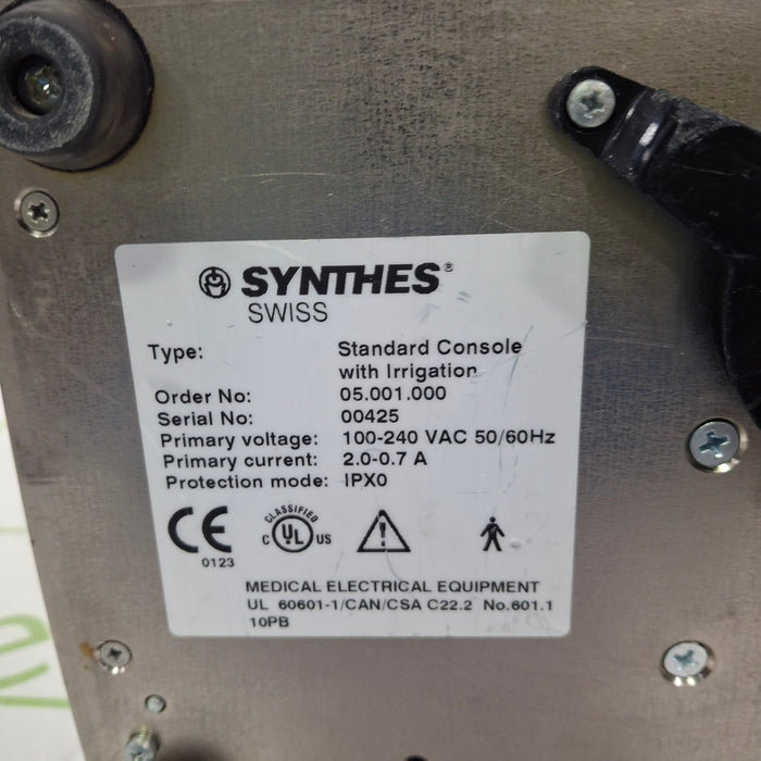 Synthes, Inc. 05.001.000 Standard Console with Irrigation