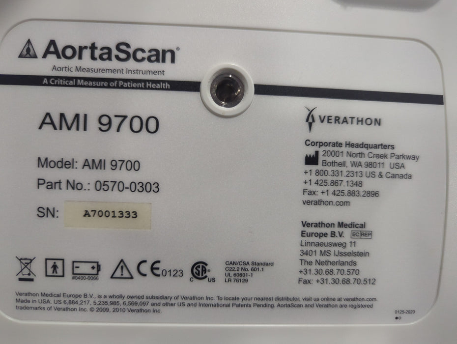 Verathon Medical, Inc AMI 9700 Aorta Scan
