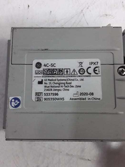 GE Healthcare 4C-SC Convex Transducer