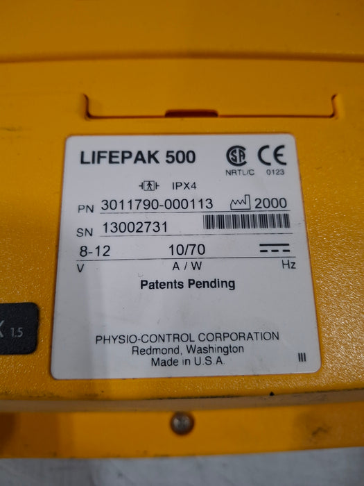Medtronic Physio Control LifePak 500 AED