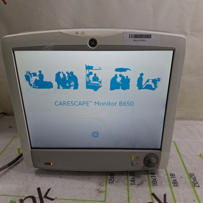 GE Healthcare Carescape B650 Patient Monitor