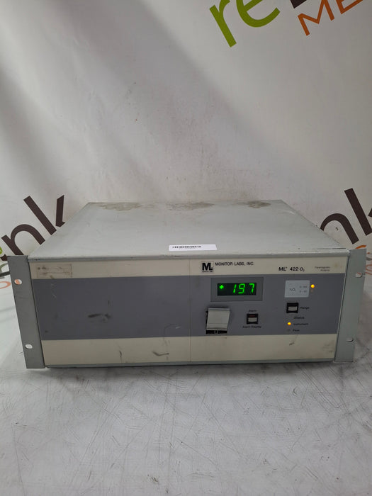 Monitor Labs, Inc. Monitor Labs, Inc. ML 422 O2 Oxygen Analyzer Research Lab reLink Online