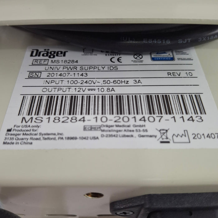 Draeger Medical MS18284 Universal Power Supply IDS