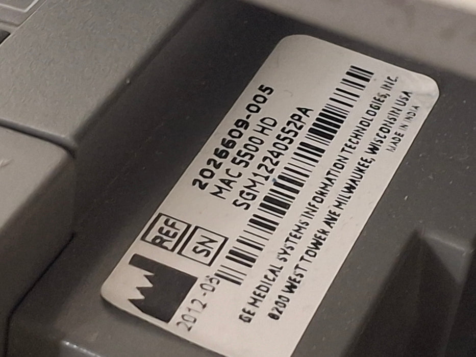 GE Healthcare MAC 5500 HD ECG with CAM Module