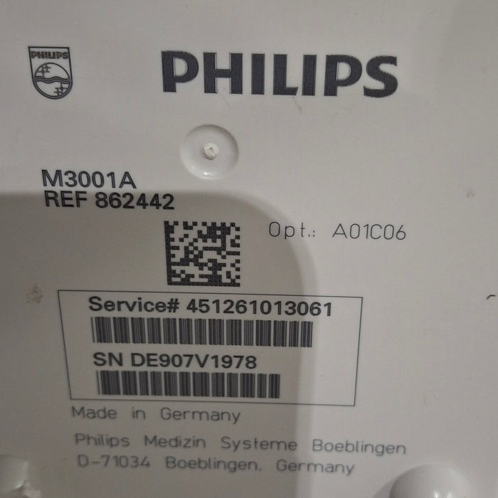 Philips M3001A-A01C06 Fast SpO2, NIBP, ECG, Temp, IBP MMS Module