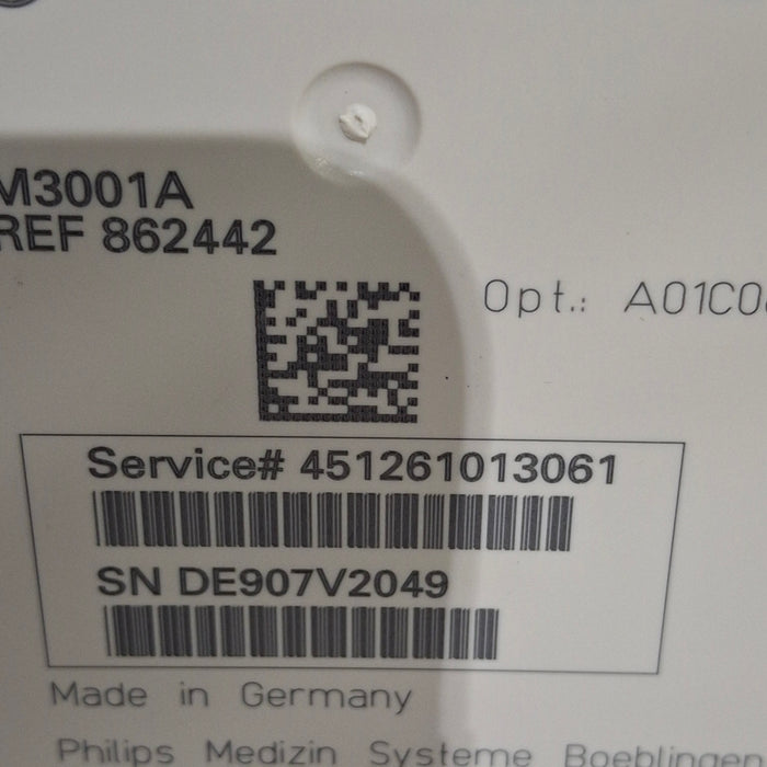 Philips M3001A-A01C06 Fast SpO2, NIBP, ECG, Temp, IBP MMS Module