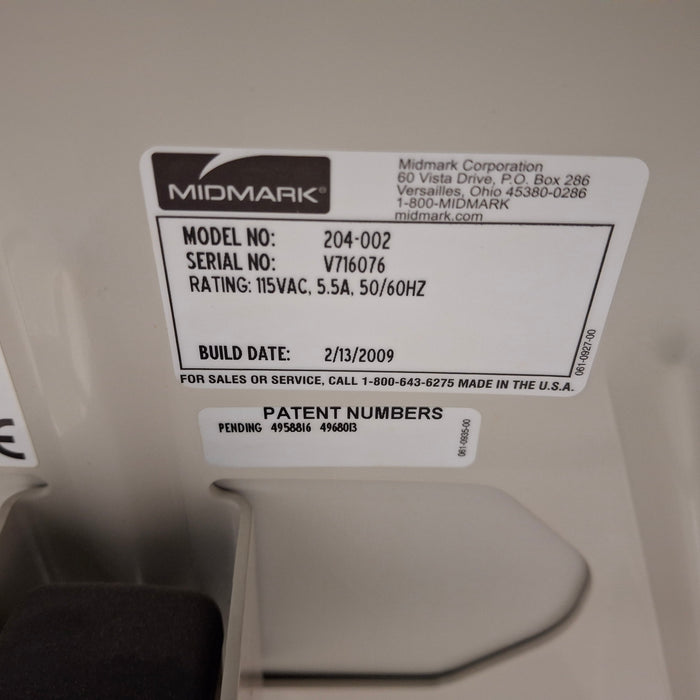 Midmark Ritter 204 Exam Table
