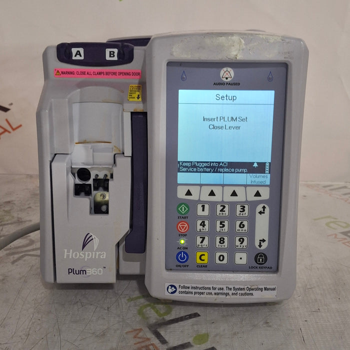 Hospira / ICU Medical Plum 360 Infusion Pump