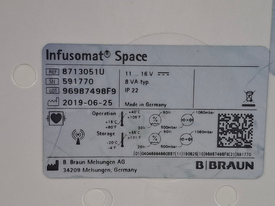 B. Braun Infusomat Space Infusion Pump