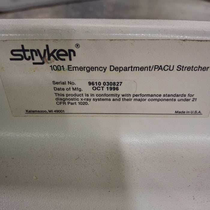 Stryker 1001 ED/PACU Stretcher