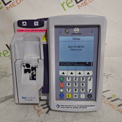 Hospira Hospira / ICU Medical Plum 360 Infusion Pump Infusion Pump reLink Online