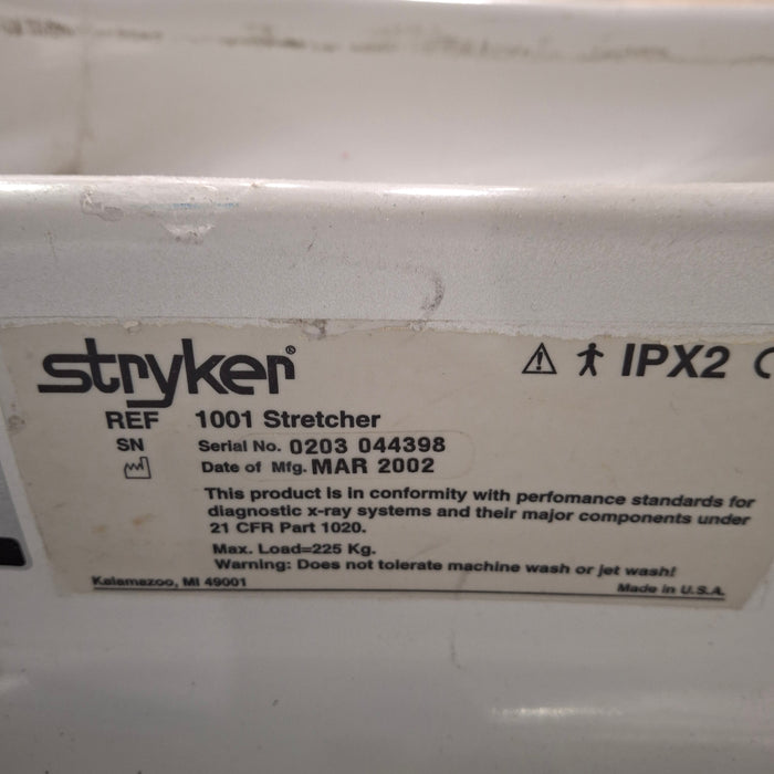 Stryker 1001 ED/PACU Stretcher