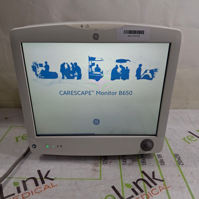 GE Healthcare Carescape B650 Critical Care Patient Monitor