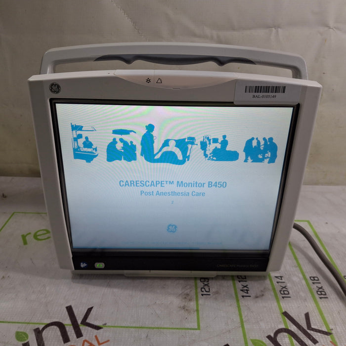 GE Healthcare Carescape B450 Post Anesthesia Care Patient Monitor