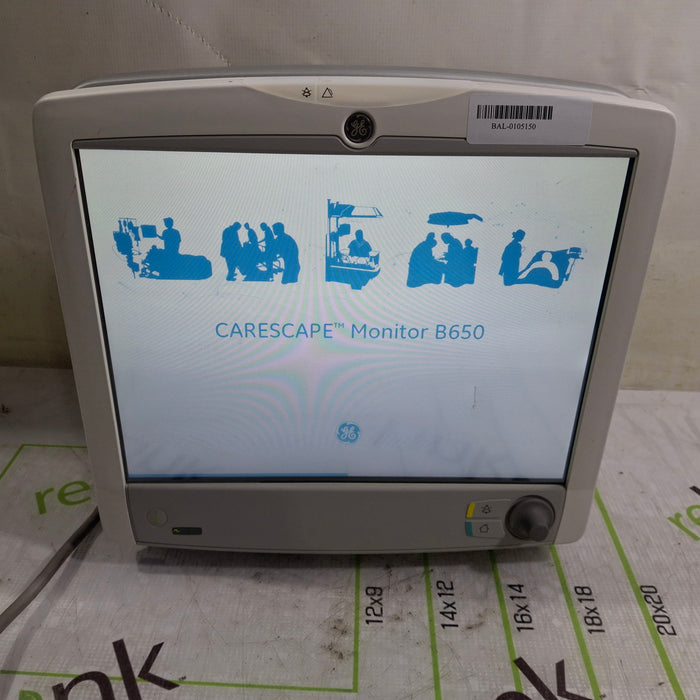 GE Healthcare Carescape B650 Critical Care Patient Monitor