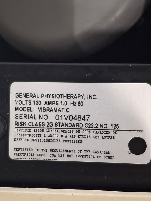 General Physiotherapy, Inc. G5 Vibramatic Therapy Massager