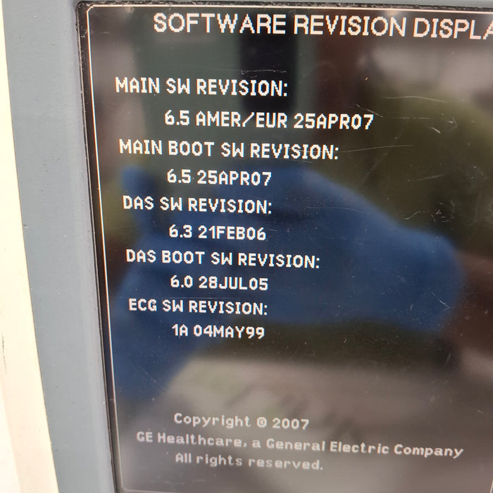 GE Healthcare Dash 5000 - GE/Nellcor SpO2 Patient Monitor