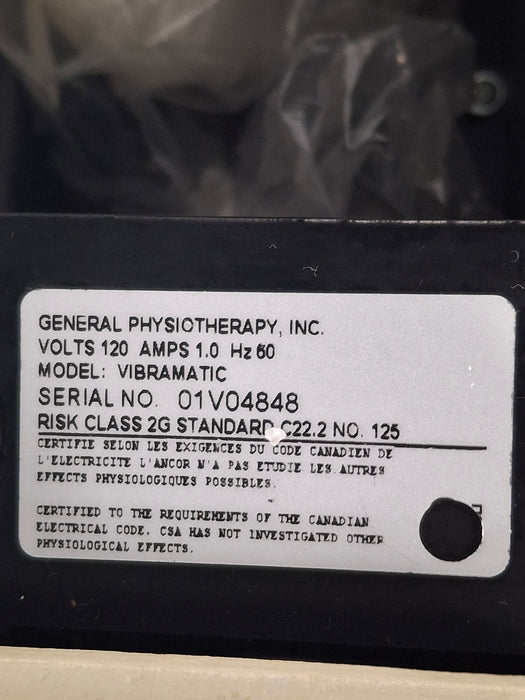 General Physiotherapy, Inc. G5 Vibramatic Therapy Massager