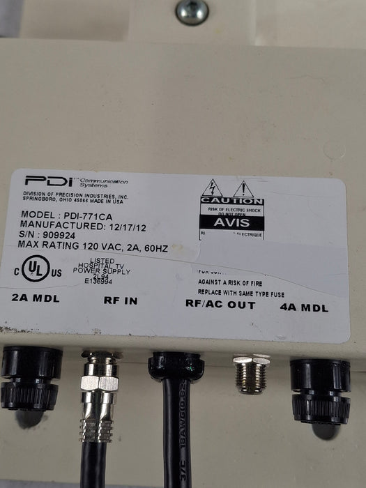 PDi Communication Systems, Inc PDI-771-CA Power Supply