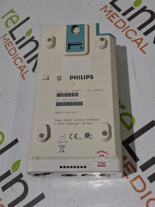 Philips M3001A-A01C18 Fast SpO2, NIBP, 12 lead ECG, Temp, IBP MMS Module