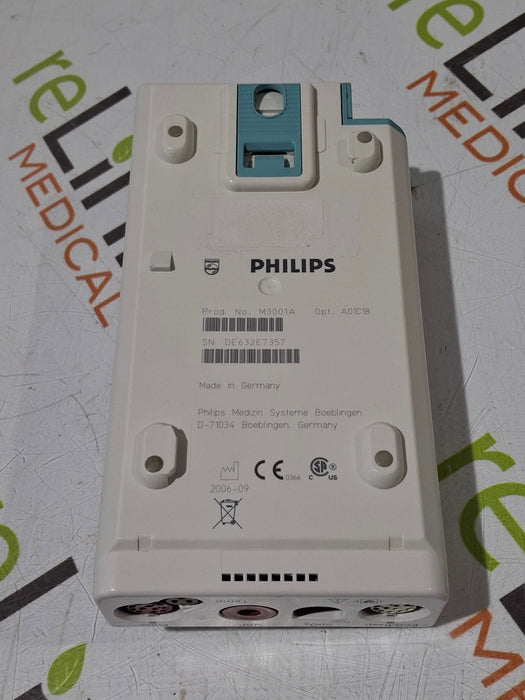 Philips M3001A-A01C06 Fast SpO2, NIBP, ECG, Temp, IBP MMS Module