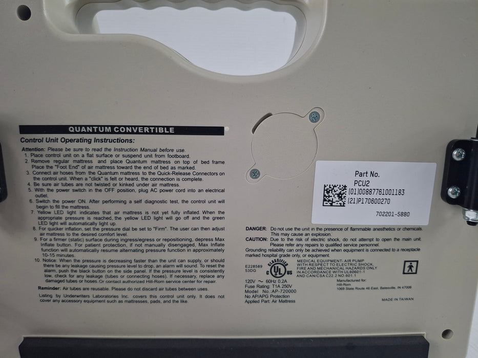 Encompass AccuMax Quantum Convertible Pressure Relief System Control Unit