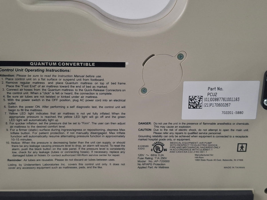 Encompass AccuMax Quantum Convertible Pressure Relief System Control Unit