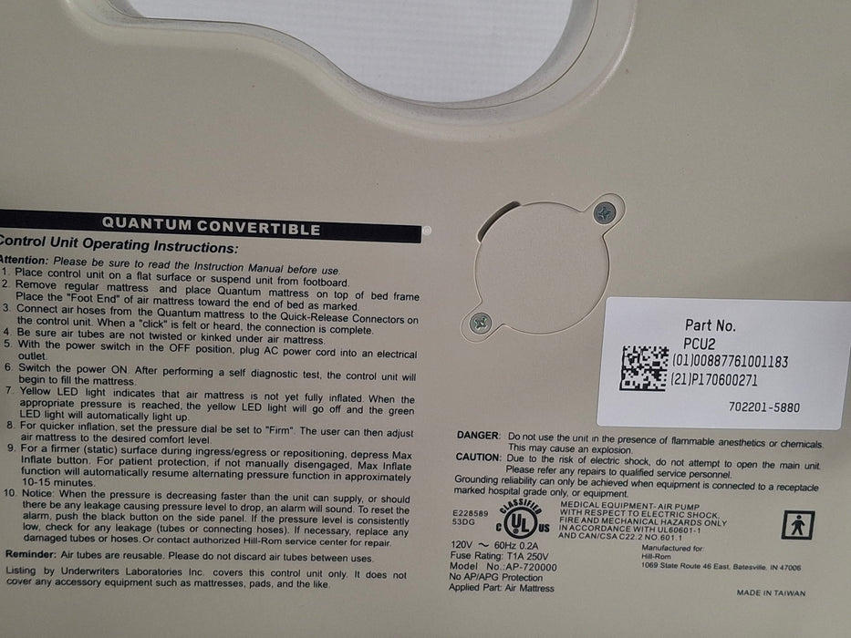 Encompass AccuMax Quantum Convertible Pressure Relief System Control Unit