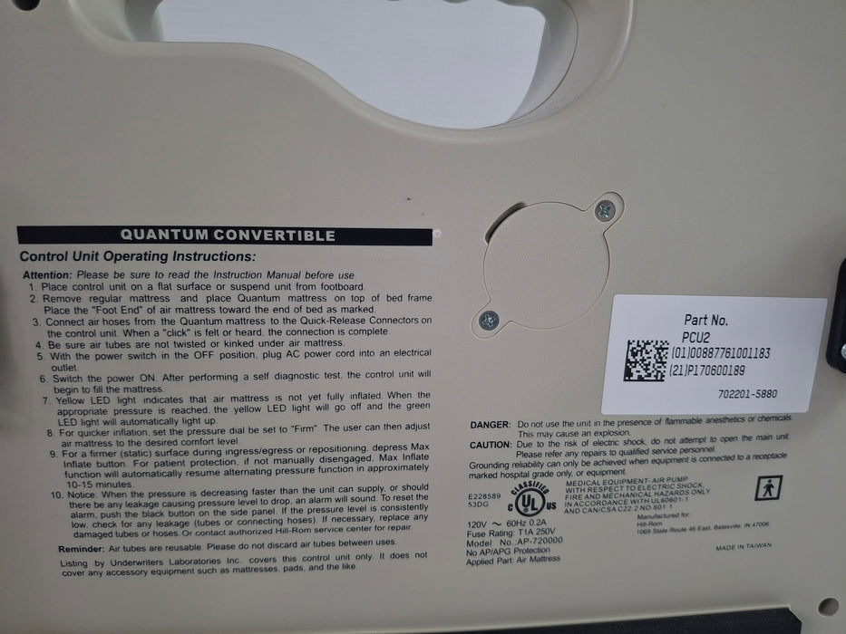 Encompass AccuMax Quantum Convertible Pressure Relief System Control Unit