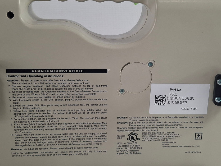 Encompass AccuMax Quantum Convertible Pressure Relief System Control Unit