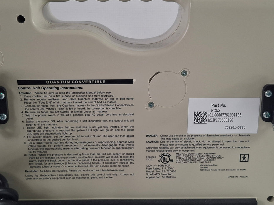 Encompass AccuMax Quantum Convertible Pressure Relief System Control Unit