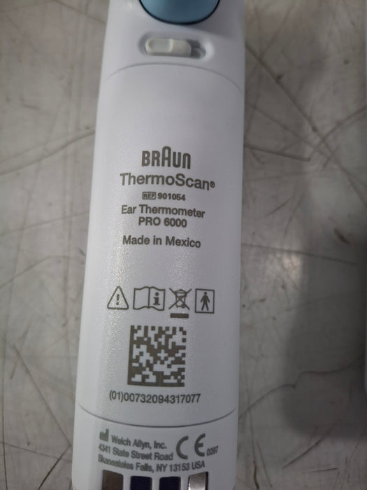 Welch Allyn Braun ThermoScan PRO 6000 Ear Thermometer