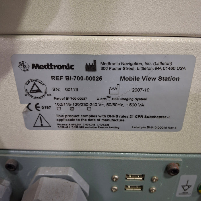 Medtronic O-Arm 2D/3D Imaging System