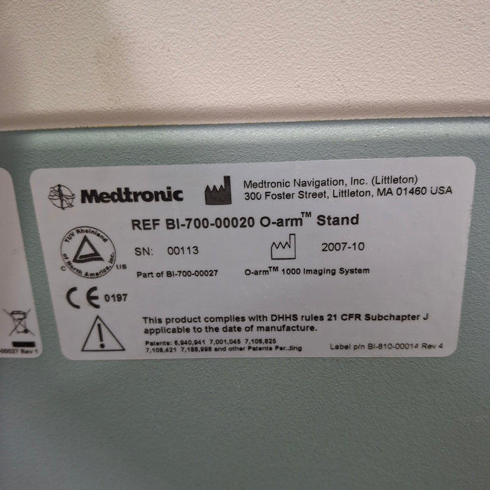 Medtronic O-Arm 2D/3D Imaging System