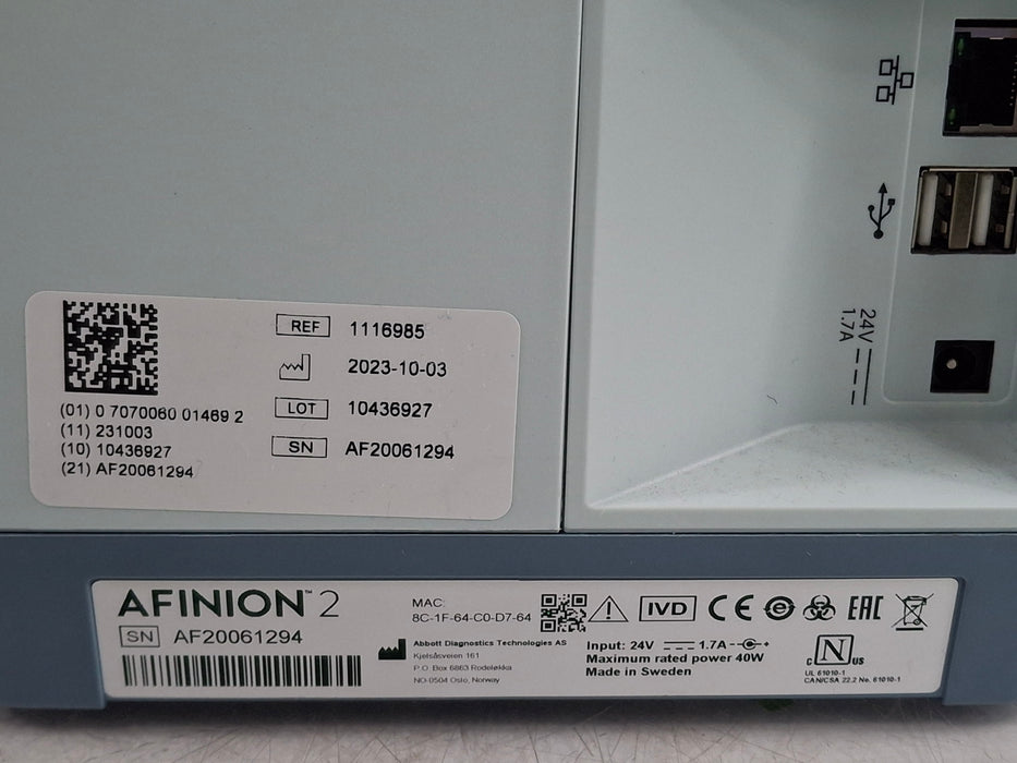 Abbott Afinion 2 Analyzer