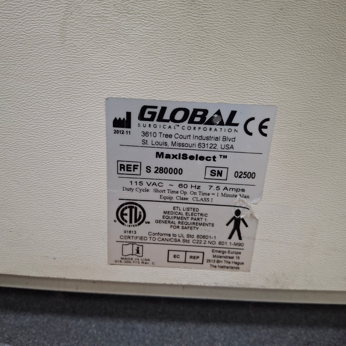 Global Surgical Corporation MaxiSelect Exam Chair