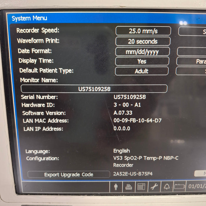 Philips Suresigns VS3 Vital Signs Monitor