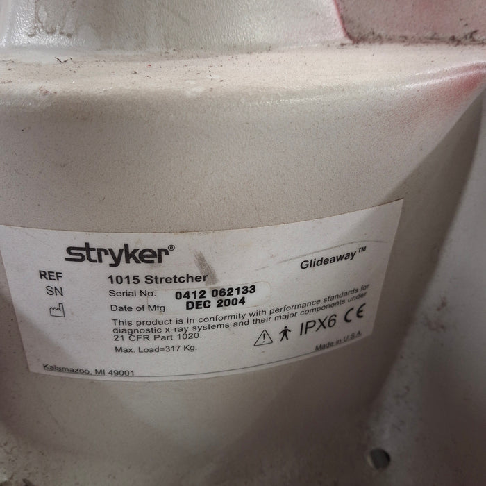 Stryker 1015 Big Wheel Glideaway Stretcher