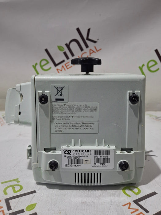 Criticare Criticare Comfort Cuff 506N3 Vital Signs Monitor Patient Monitors reLink Online