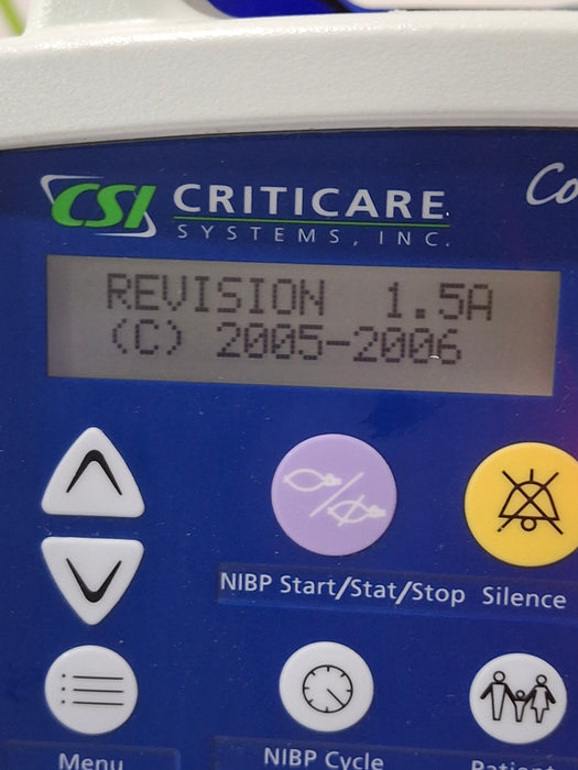 Criticare Comfort Cuff 506NT3 Vital Signs Monitor