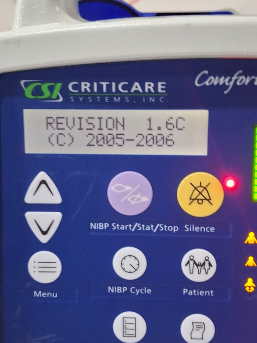 Criticare Comfort Cuff 506NT3 Vital Signs Monitor