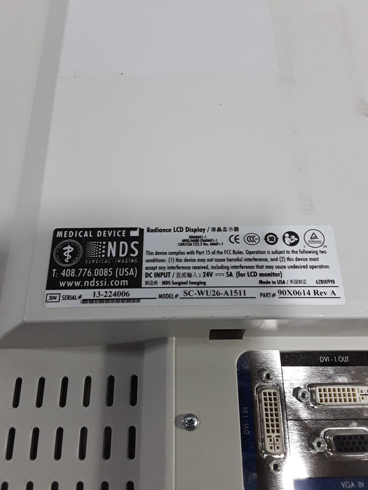NDS Surgical Imaging SCWU26A1511 26" Medical Monitor