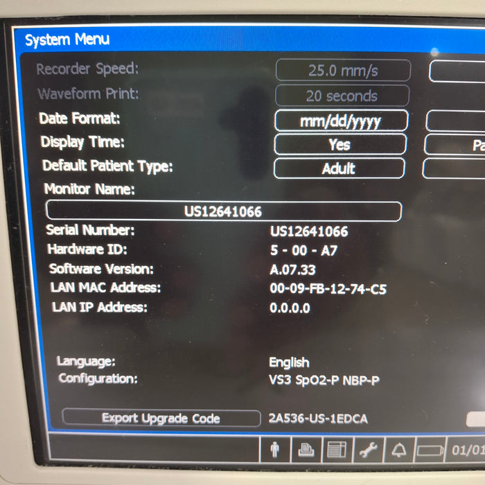 Philips Suresigns VS3 Vital Signs Monitor